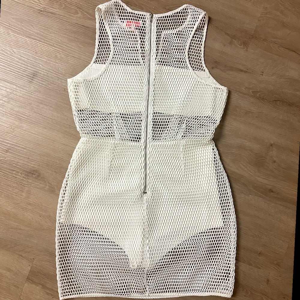 White Net Dress - Picture 3 of 3